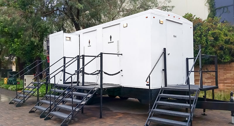 we can provide references from satisfied clients who have utilized our luxury restroom trailers for their events